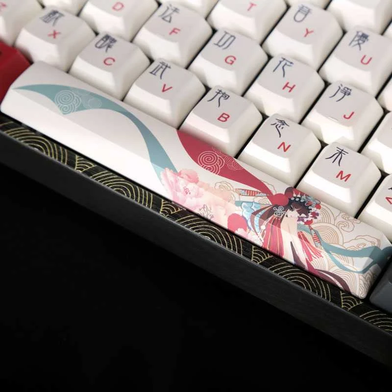 Varmilo VEA108 Beijing Opera žaidimų klaviatūra MX-Brown, baltos spalvos LED - US išdėstymas