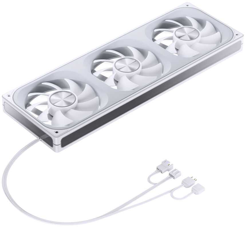 Jonsbo ZA-360 korpuso ventiliatorius, PWM, ARGB – 360mm, baltos spalvos