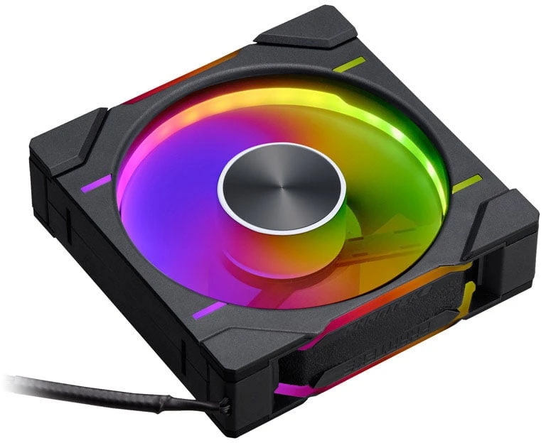 Ventiliatorius PHANTEKS D30 PWM Regular Airflow D-RGB Fan - 120mm, juodas + 3-pack
