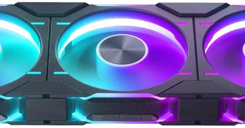 Ventiliatorius PHANTEKS D30 PWM Regular Airflow D-RGB Fan - 120mm, juodas + 3-pack