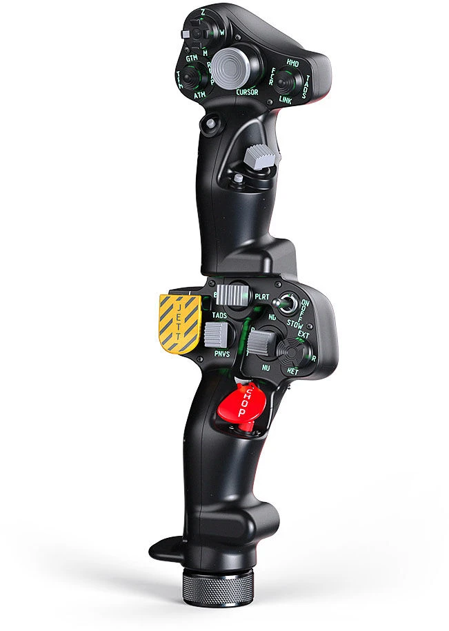 VIRPIL Controls Dual-SF Collective Grip, RGB, two-handed - juodas