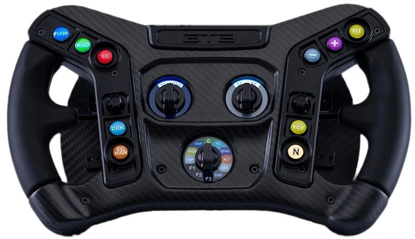VPG Sim Mustang GT3 Steering Wheel, officially licensed, ARGB - carbon