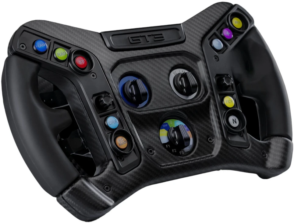 VPG Sim Mustang GT3 Steering Wheel, officially licensed, ARGB - carbon