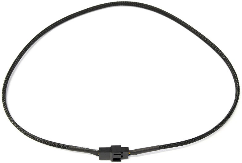 Watercool 4-pin PWM extension, juodas – 30cm