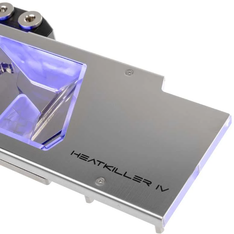 Watercool Heatkiller IV, skirtas Radeon RX 5700 XT, RGB - akrilas + nikelis, sidabras