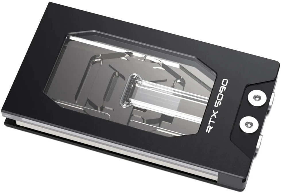 „Watercool Heatkiller V Pro GPU Vanduo Cooling RTX 5090 Palit and Gainward“, ARGB – nikelis + akrilas, juodas