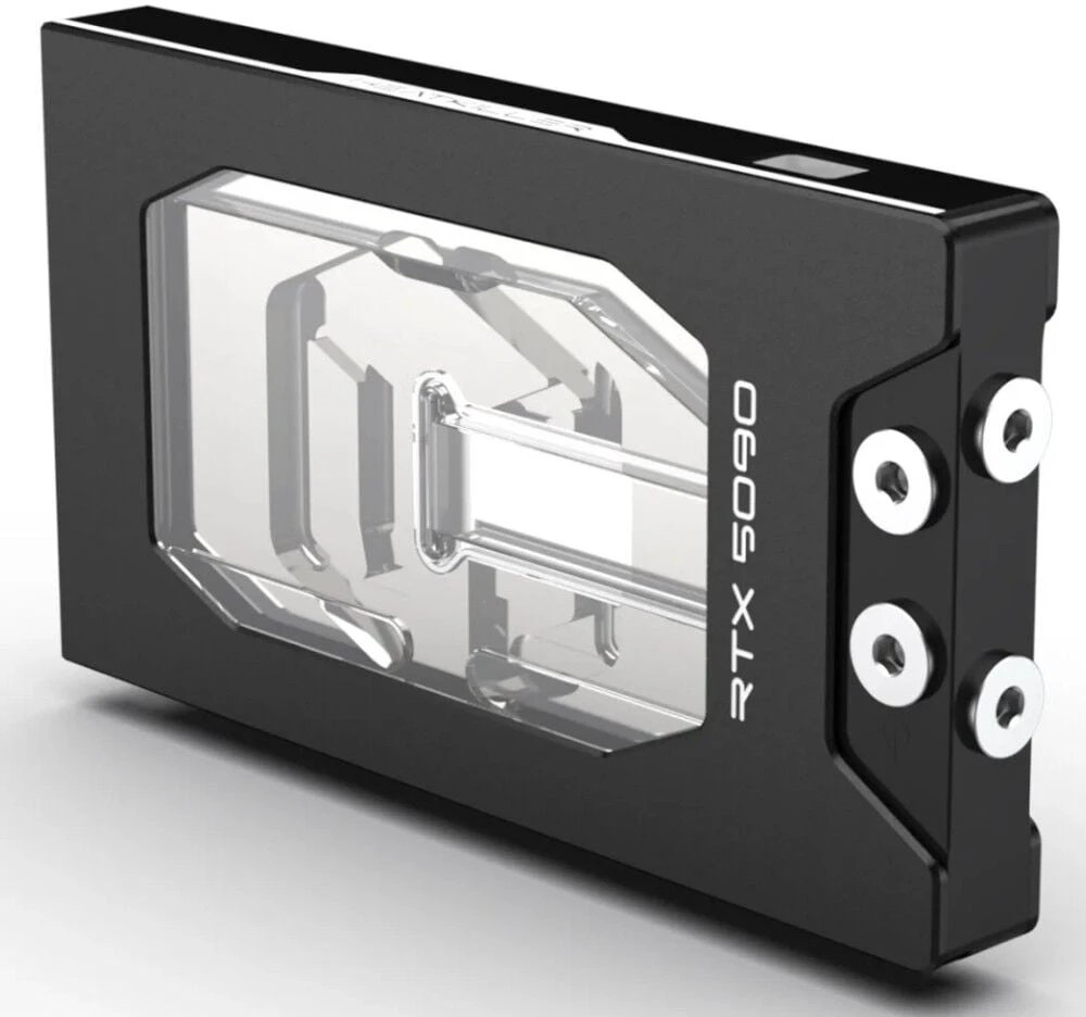 „Watercool Heatkiller V Pro GPU Vanduo Cooling RTX 5090 Palit and Gainward“, ARGB – nikelis + akrilas, juodas