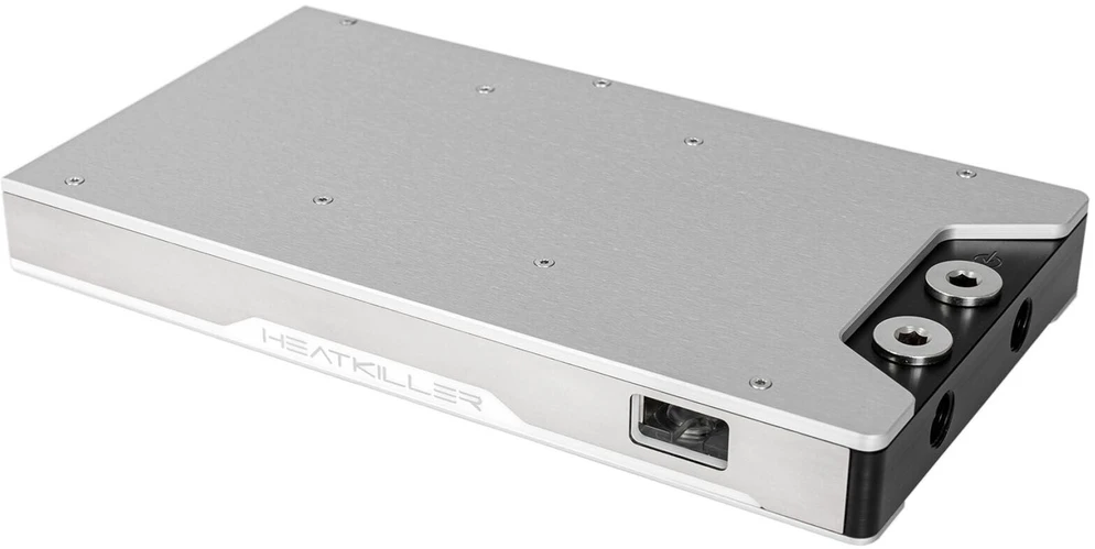 „Watercool Heatkiller V Ultra GPU Vanduo Cooling RTX 5090 Palit and Gainward“, ARGB – nikelis + akrilas, sidabrinis