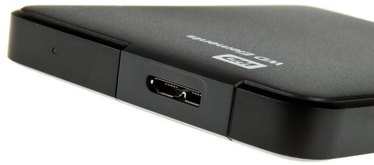 Išorinis kietasis diskas Western Digital Elements HDD 1TB USB3, Juodas