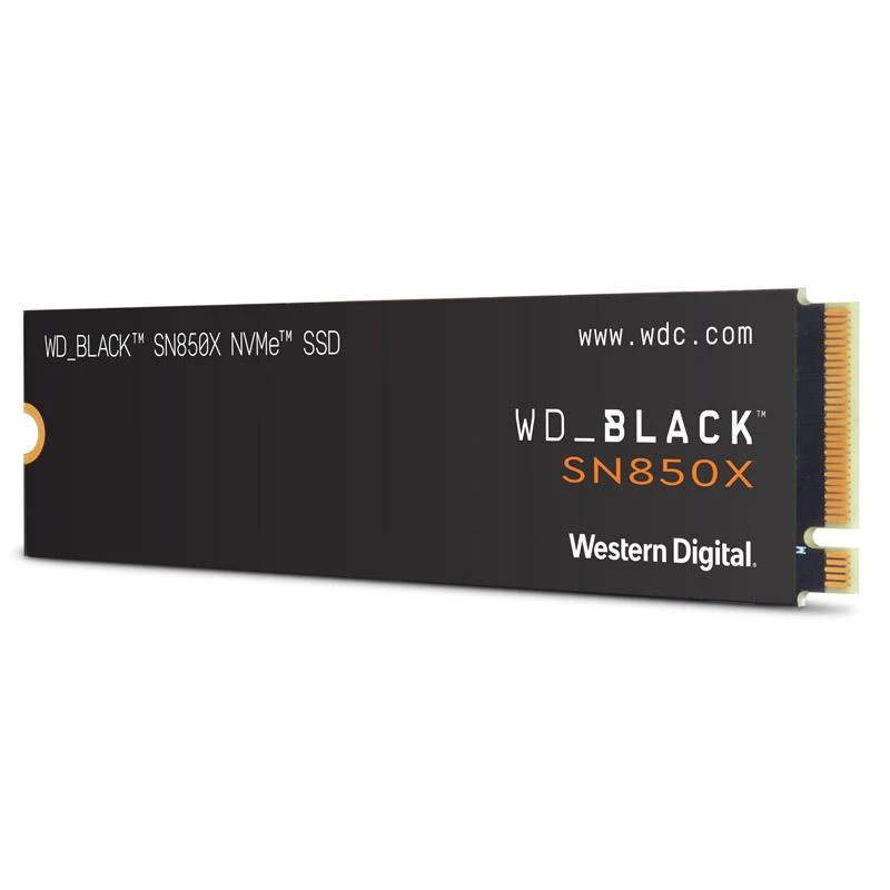 Western Digital WD Juodas 4TB SN850X NVMe SSD diskas, itin greitas, PCIe Gen4 x4, M.2, vidinis, su „SANDISK“ procesoriumi