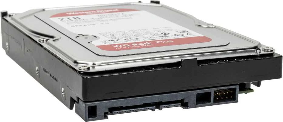 Sandisk WD Raudona Plus 2TB SATA 6Gb/s 3.5inch Rpm5400 128MB cache vidinis HDD diskas, didmeninis