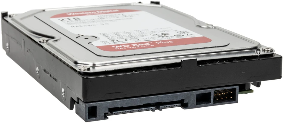 Kietasis diskas Sandisk WD Raudona Plus 2TB SATA 6Gb/s 3.5inch Rpm5400 128MB cache vidinis HDD diskas, didmeninis