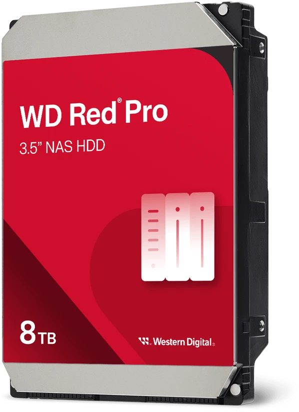 Sandisk WD Raudona Pro 8TB 6Gb/s SATA HDD 3.5inch