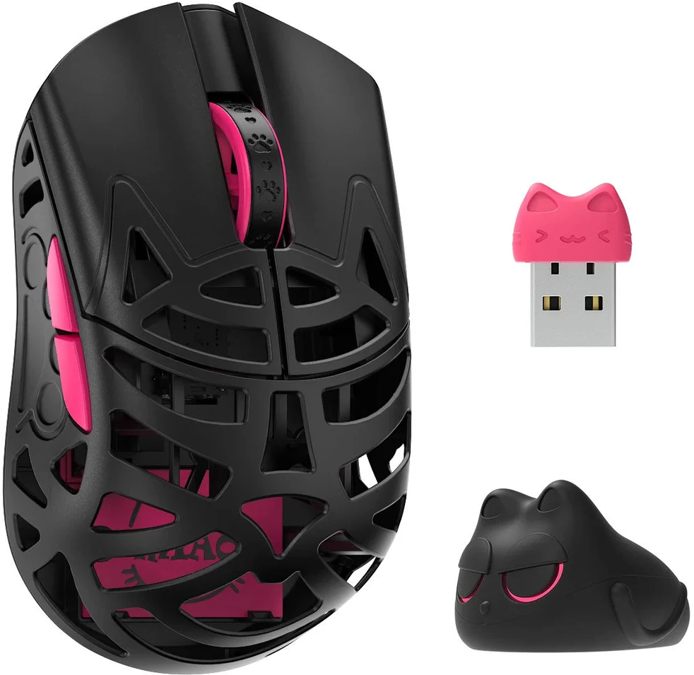 WL Pelė WLMOUSE Beast Miao Pelė žaidimams, Omron Optinė Switches – Blac