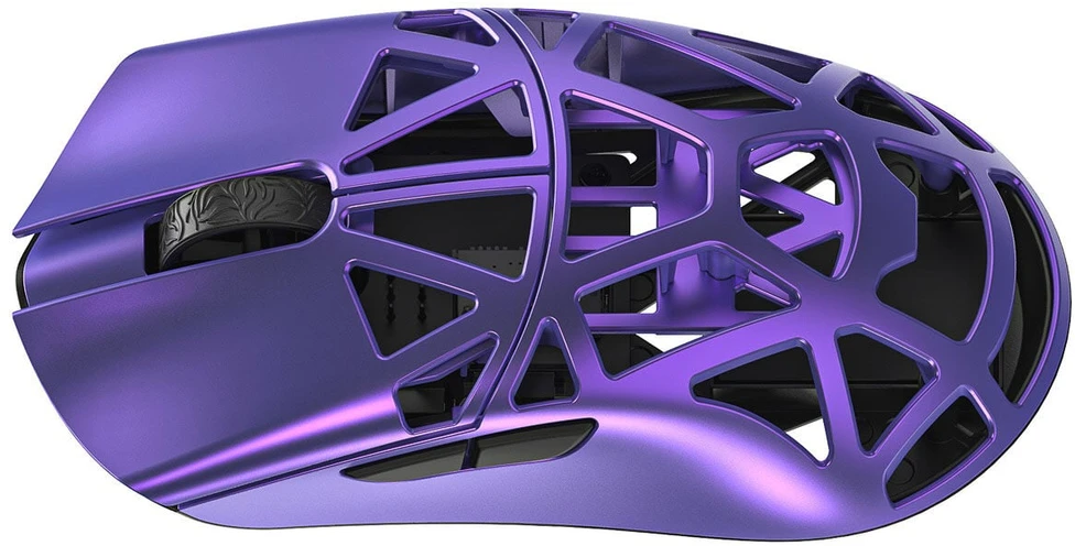 WL Pelė WLMOUSE Beast X Mini Pro Solid Sides Pelė žaidimams, Omron Optinė Switches – violetinė