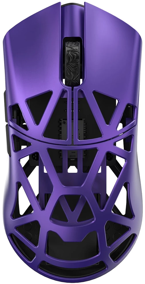 WL Pelė WLMOUSE Beast X Mini Pro Solid Sides Pelė žaidimams, Omron Optinė Switches – violetinė