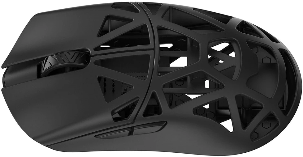 WL Pelė WLMOUSE Beast X Pro Solid Sides Pelė žaidimams, Omron optinės jungtys – juoda