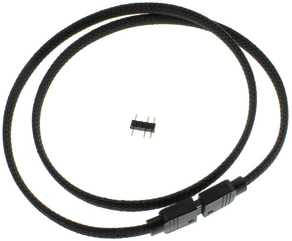 XSPC 5V 3 kontaktų A-RGB prailginimo kabelis – 600 mm