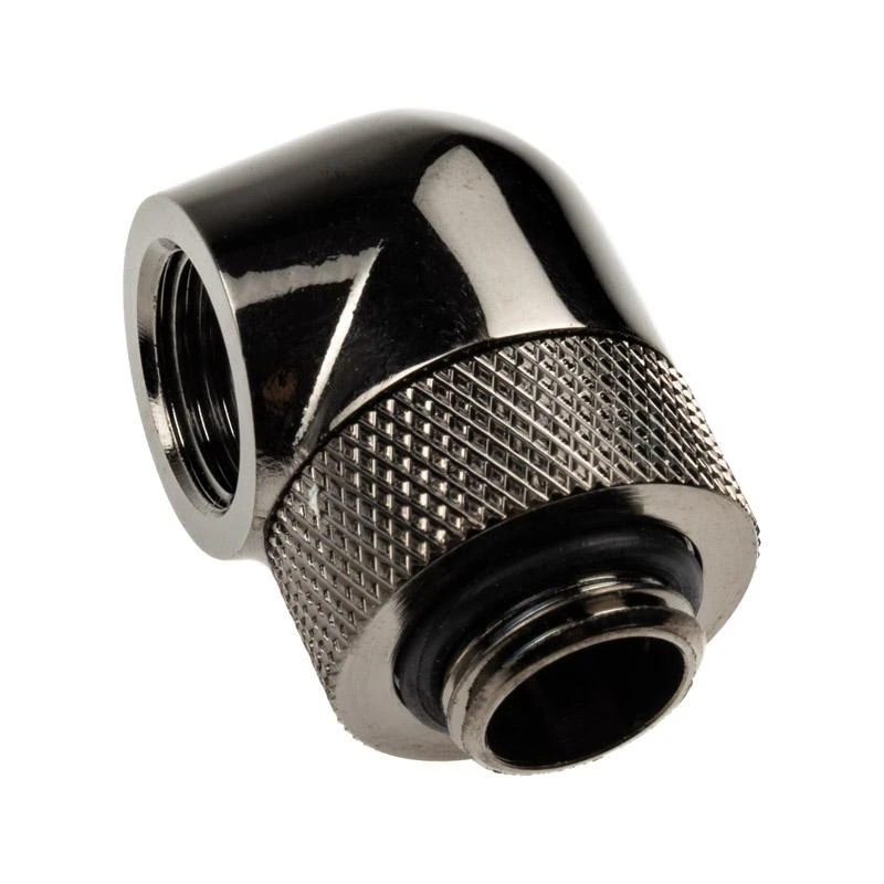 XSPC 90 laipsnių kampo adapteris, juodas chromas