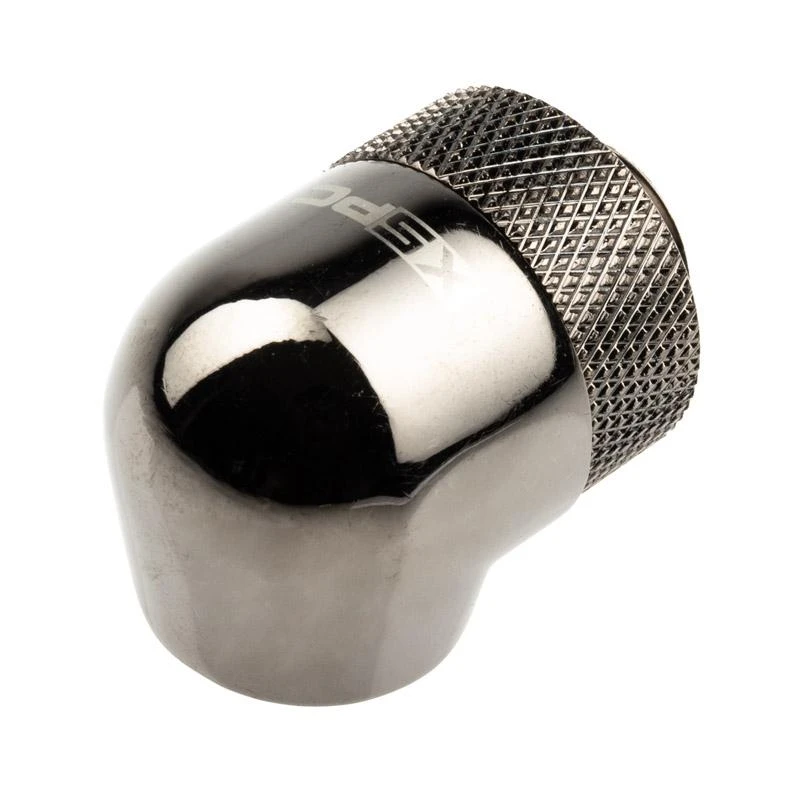 XSPC 90 laipsnių adapteris, juodas chromas
