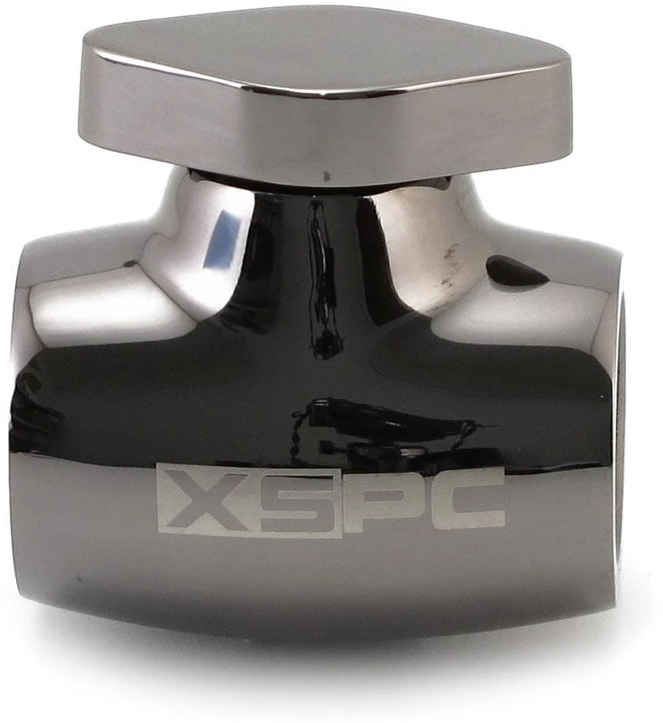 XSPC G1/4 Ball Valve – Brass, Juodas-Chrome