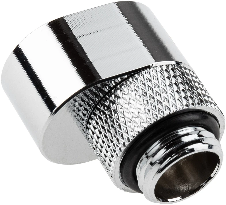 XSPC G1/4 rotacinis 7 mm ofsetinis jungiamasis elementas – chromuotas