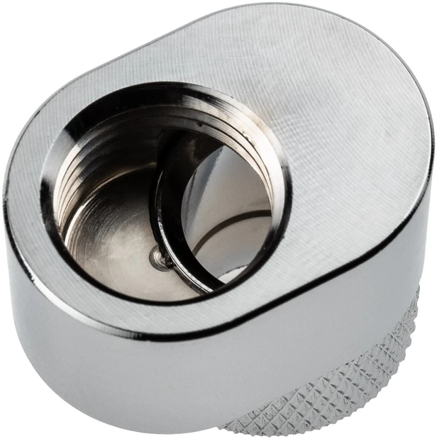 XSPC G1/4 rotacinis 7 mm ofsetinis jungiamasis elementas – chromuotas
