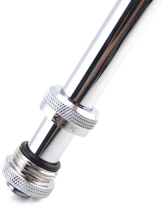 XSPC jungtis G1/4" jungtimi prie 14 mm kieto vamzdžio, chromuota - 8 vnt.
