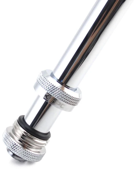 XSPC jungtis G1/4" jungtimi prie 14 mm kieto vamzdžio, chromuota - 8 vnt.