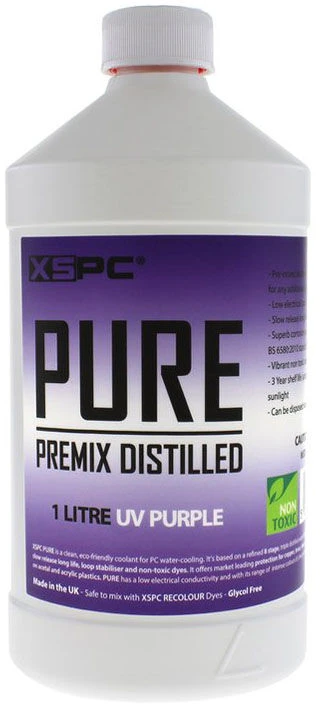 XSPC Pure Coolant, 1 Liter – violetinė, UV