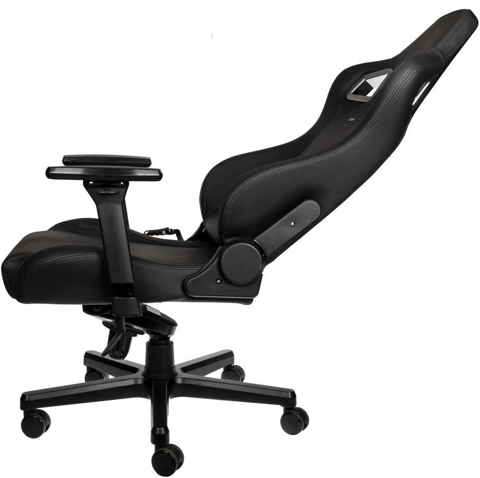 Žaidimų kėdė Noblechairs EPIC Juodas Edition Vinyl/PU hybrid leather Gaming Chair, Juoda