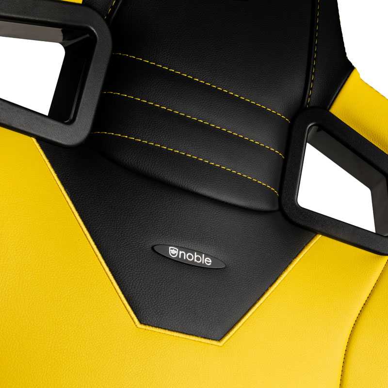 Žaidimų kėdė Noblechairs EPIC Borussia Dortmund Edition PU-Leather Gaming Chair