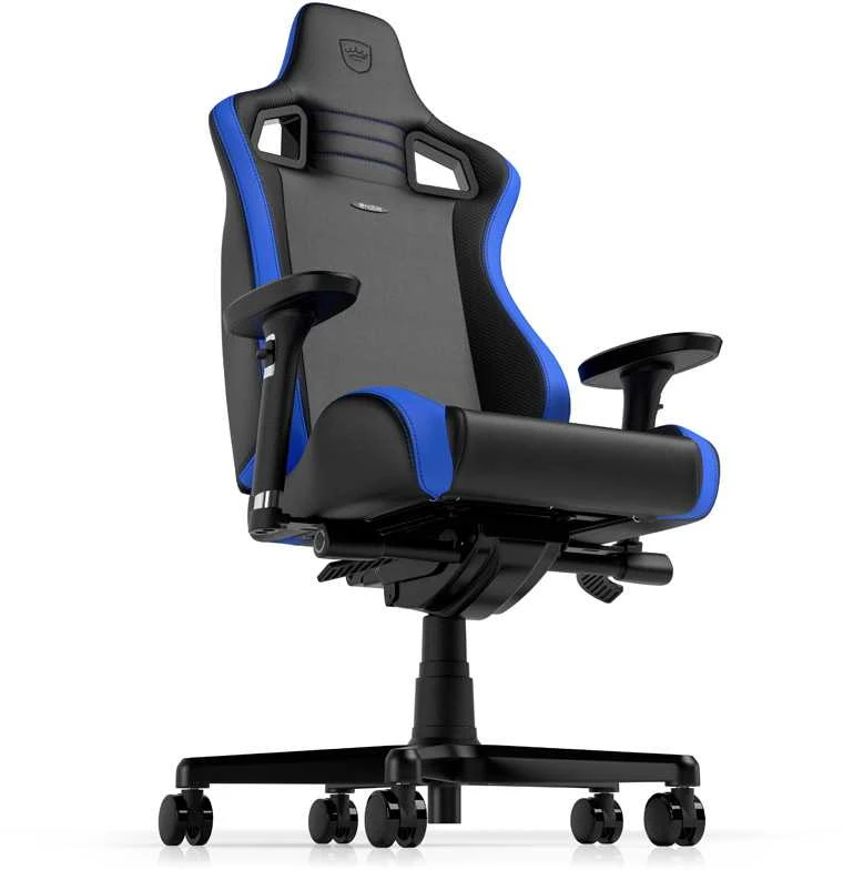 Žaidimų kėdė Noblechairs EPIC Comapct Gaming Chair, Juoda/Carbon/Mėlyna