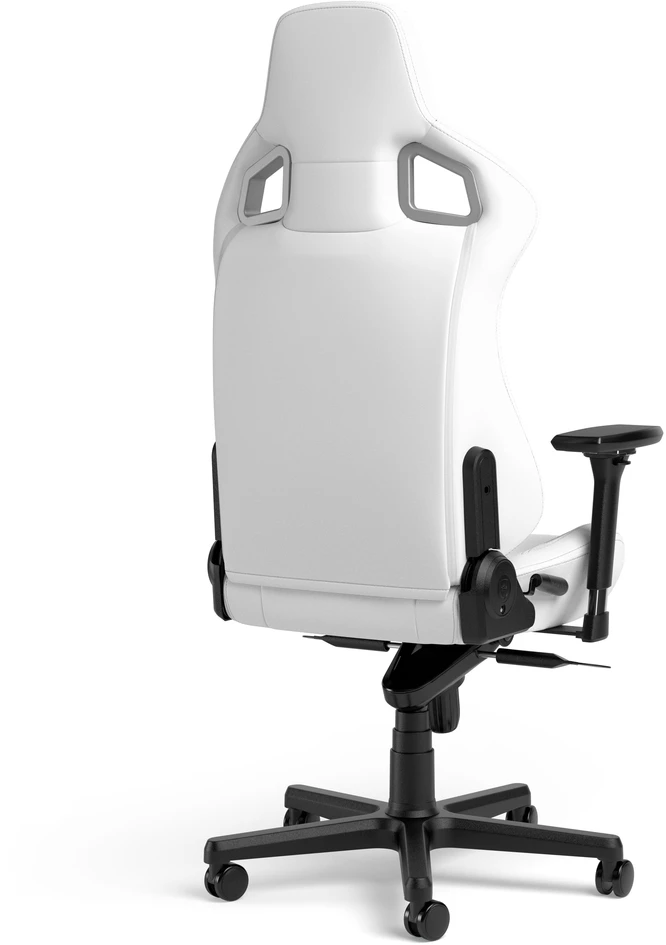 Žaidimų kėdė Noblechairs EPIC High-tech faux leather Gaming Chair, Baltas Edition
