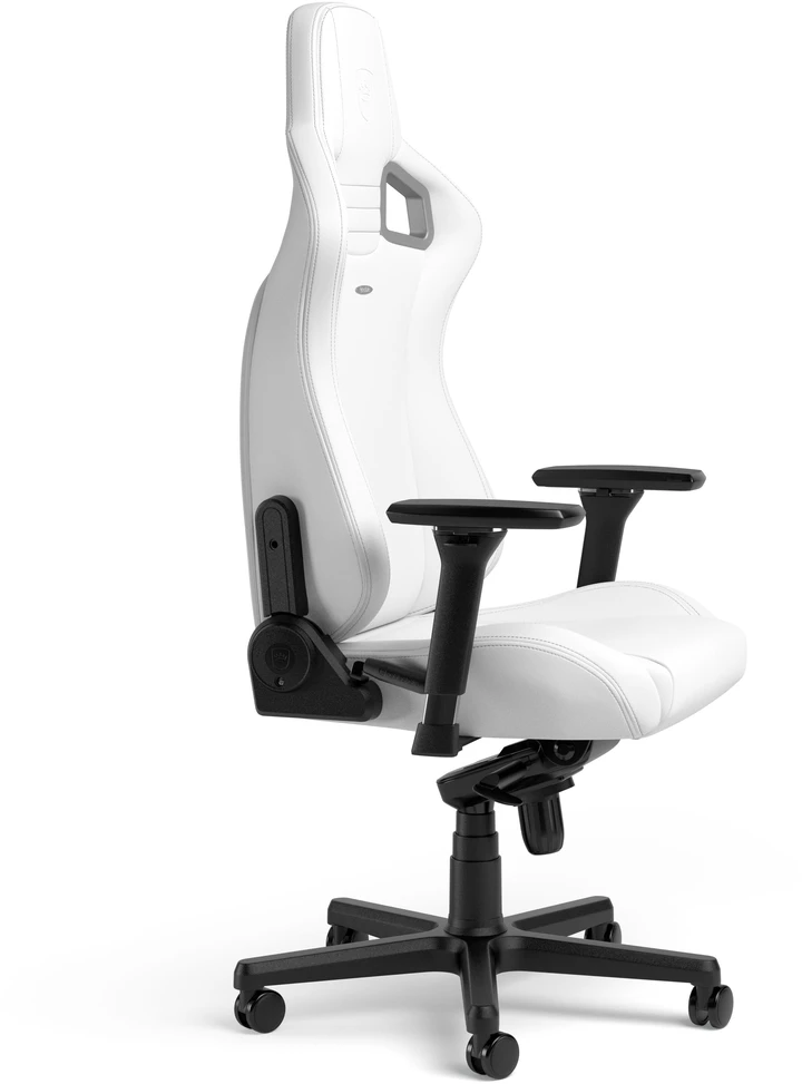 Žaidimų kėdė Noblechairs EPIC High-tech faux leather Gaming Chair, Baltas Edition