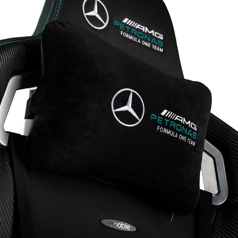 Žaidimų kėdė Noblechairs EPIC Mercedes-AMG Petronas Formula One Team - 2021 Edition Vinilo/PU hibridinės odos žaidimų kėdė