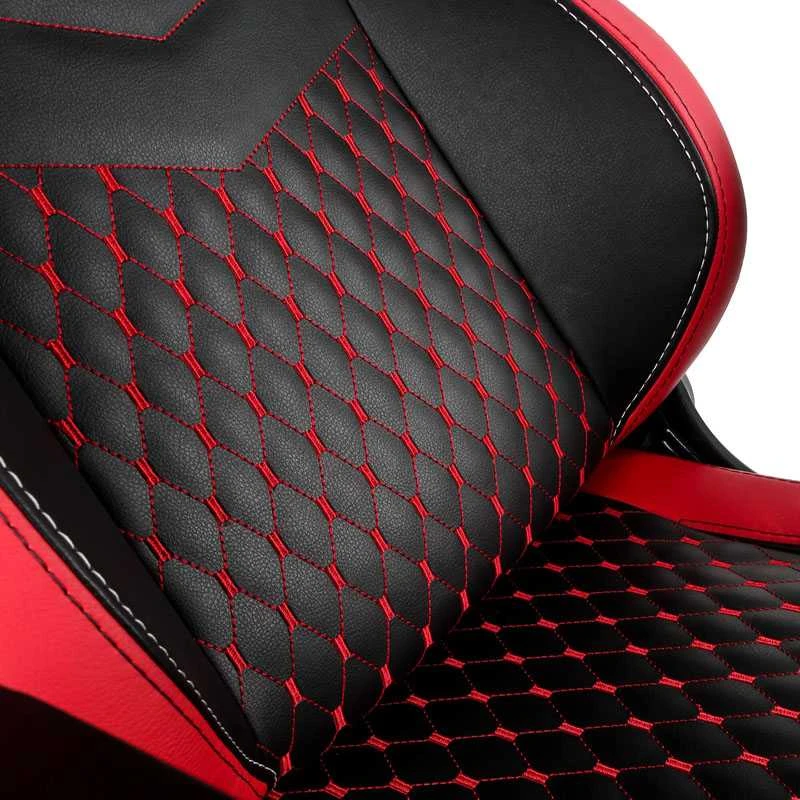 Žaidimų kėdė Noblechairs EPIC mousesports Edition PU-Leather Gaming Chair, Juoda-raudona
