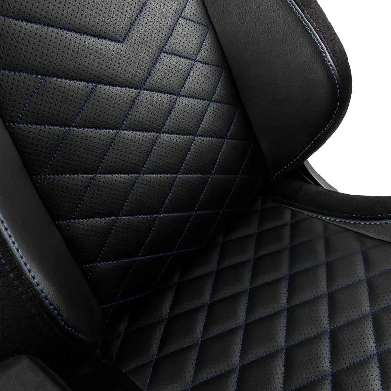 Žaidimų kėdė Noblechairs EPIC PU-Leather Gaming Chair, Juoda-mėlyna