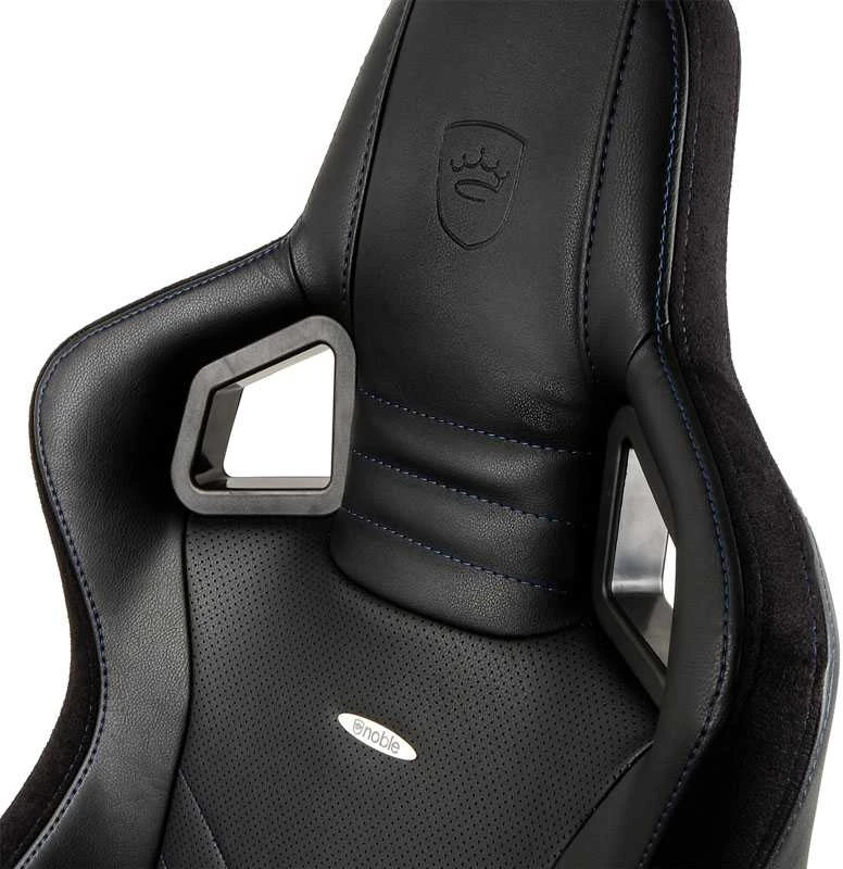 Žaidimų kėdė Noblechairs EPIC PU-Leather Gaming Chair, Juoda-mėlyna