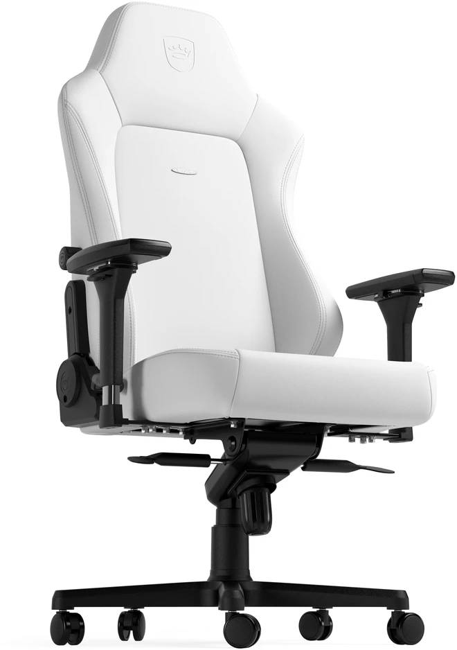 Žaidimų kėdė Noblechairs HERO High-tech faux leather Gaming Chair, Baltas Edition