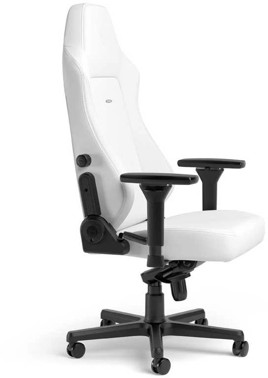 Žaidimų kėdė Noblechairs HERO High-tech faux leather Gaming Chair, Baltas Edition