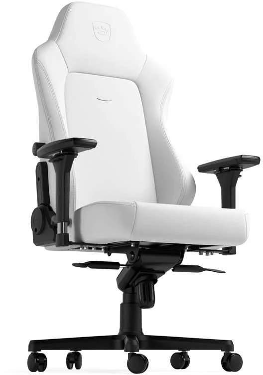 Žaidimų kėdė Noblechairs HERO High-tech faux leather Gaming Chair, Baltas Edition