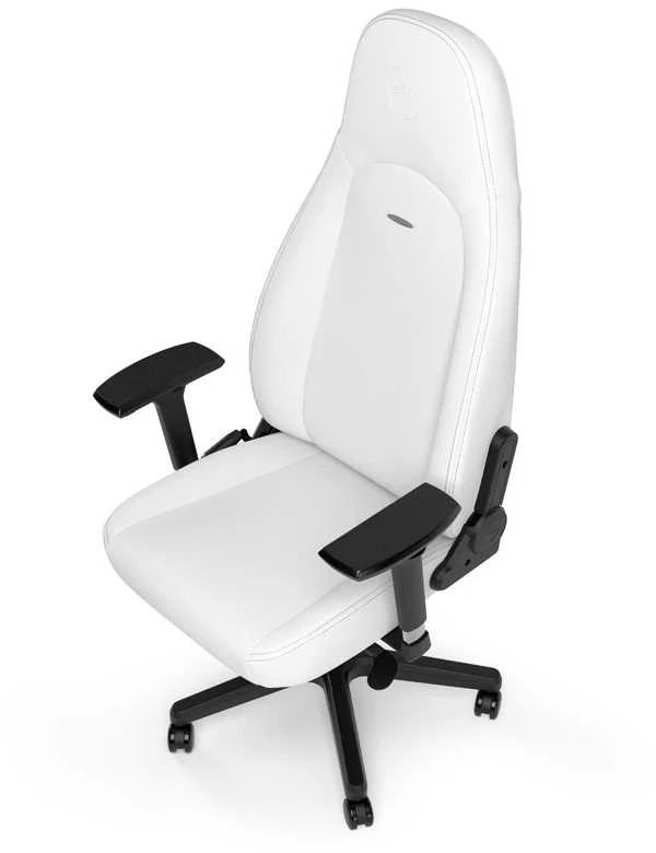 Žaidimų kėdė Noblechairs ICON Aukštųjų technologijų dirbtinės odos žaidimų kėdė, Baltas Edition