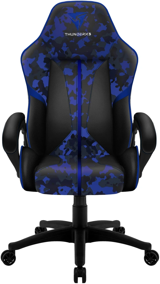 Žaidimų kėdė ThunderX3 BC1 CAMO Gaming Chair, Mėlyna