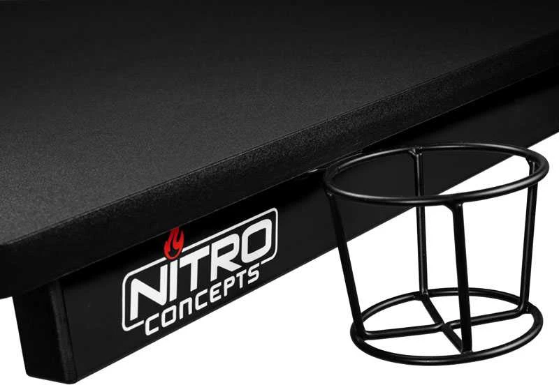 Žaidimų stalas Nitro Concepts D12 Gaming Desk, Juodas