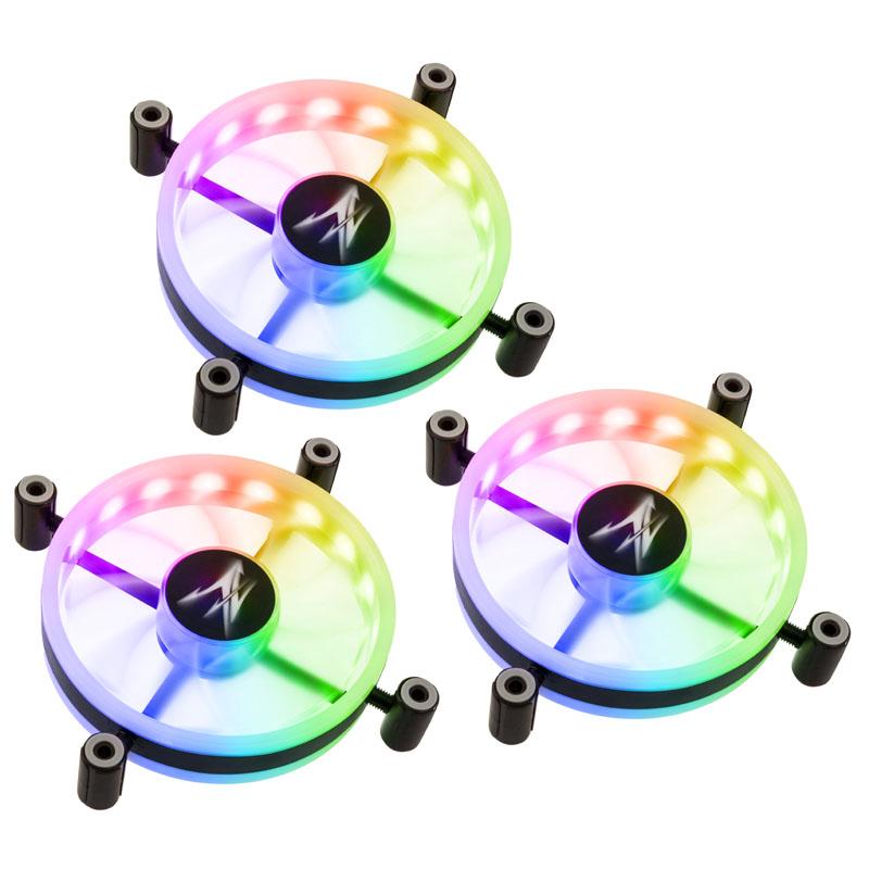 Zalman ZM-LF120A3 kompiuterio aušinimo komponentas Kompiuterio korpusui Ventiliatorius 12 cm Juoda, Balta