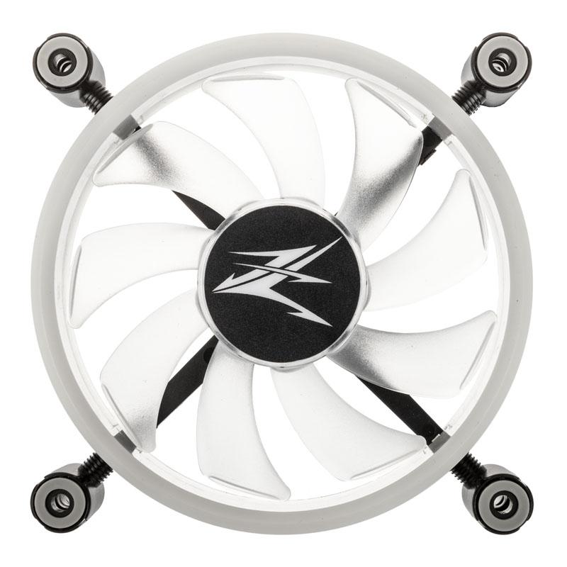 Zalman ZM-LF120A3 kompiuterio aušinimo komponentas Kompiuterio korpusui Ventiliatorius 12 cm Juoda, Balta