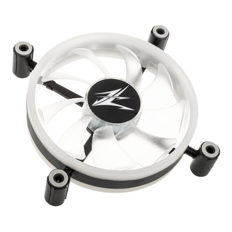 Zalman ZM-LF120A3 kompiuterio aušinimo komponentas Kompiuterio korpusui Ventiliatorius 12 cm Juoda, Balta
