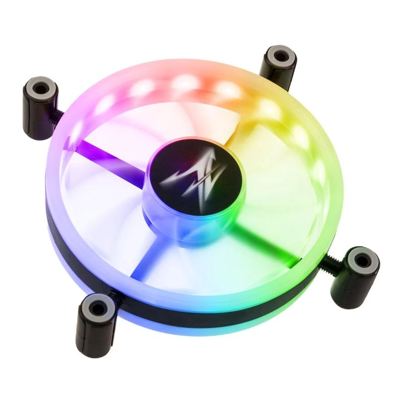 Zalman ZM-LF120 kompiuterio aušinimo komponentas Kompiuterio korpusui Ventiliatorius 12 cm Juoda, Balta