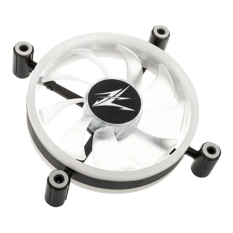 Zalman ZM-LF120 kompiuterio aušinimo komponentas Kompiuterio korpusui Ventiliatorius 12 cm Juoda, Balta